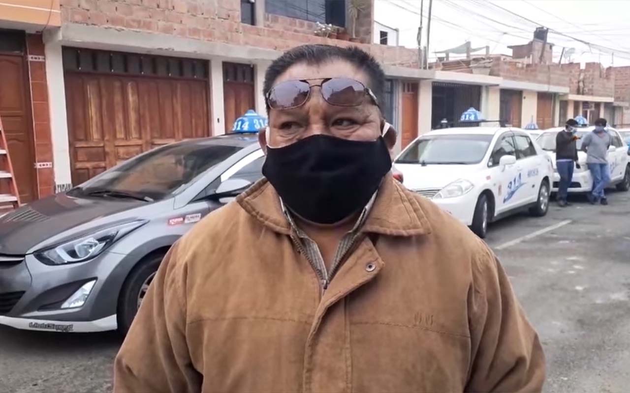 Taxistas de Tacna indican que desinfectarán sus vehículos una vez por semana con un potente aditivo