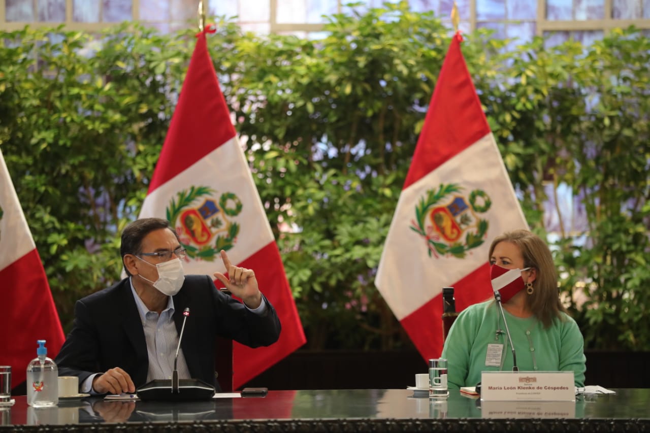 Martín Vizcarra pide a la Confiep a impulsar Arranca Perú