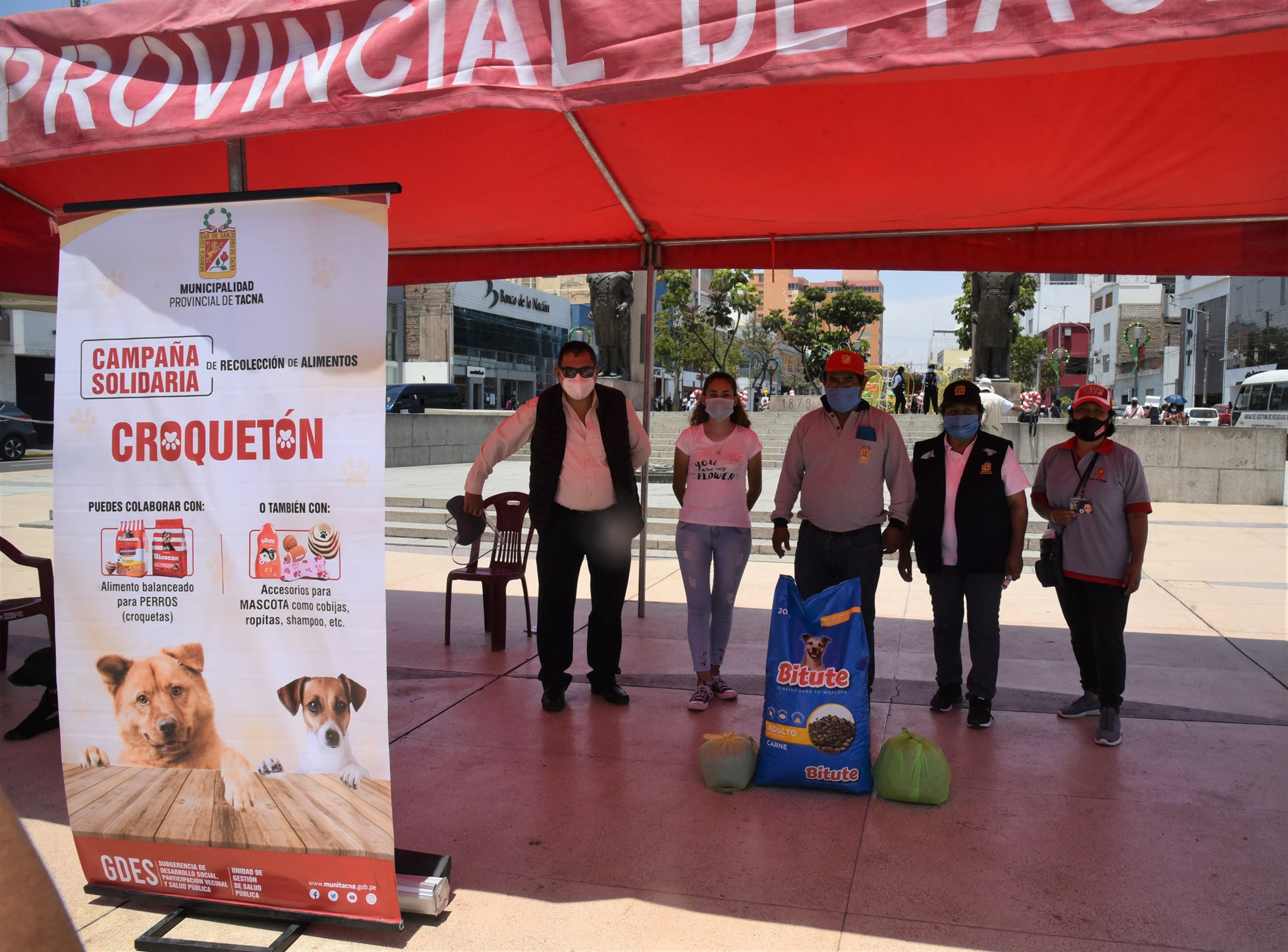 Tacna: Campaña solidaria de recolección de alimentos “croquetón”