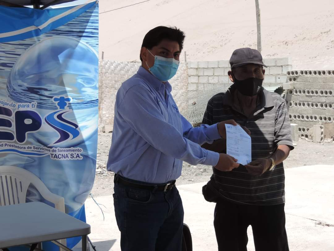 EPS Tacna formalizó a vecinos de Sausal tras 12 años de espera