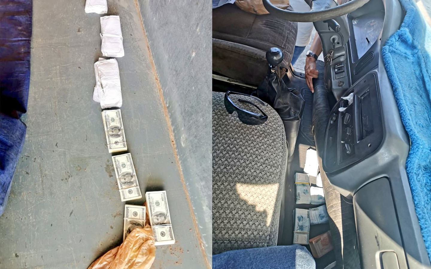 Aduana encuentra 93 mil dólares camuflados en el piso de un camión en puesto fronterizo de Tacna