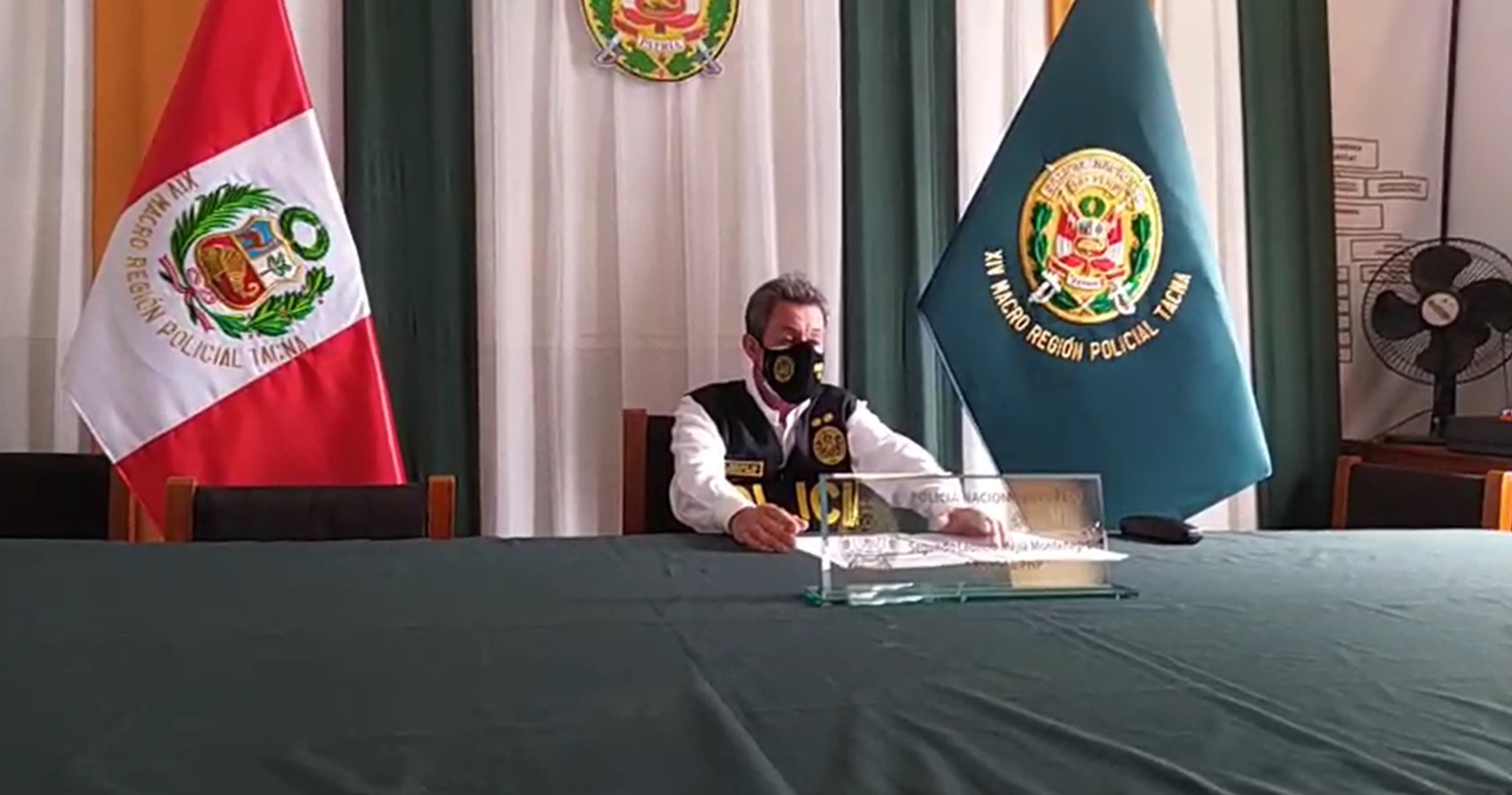 Jefe de la macrorregión policial Tacna pide disculpas por efectivo hallado en una fiesta COVID