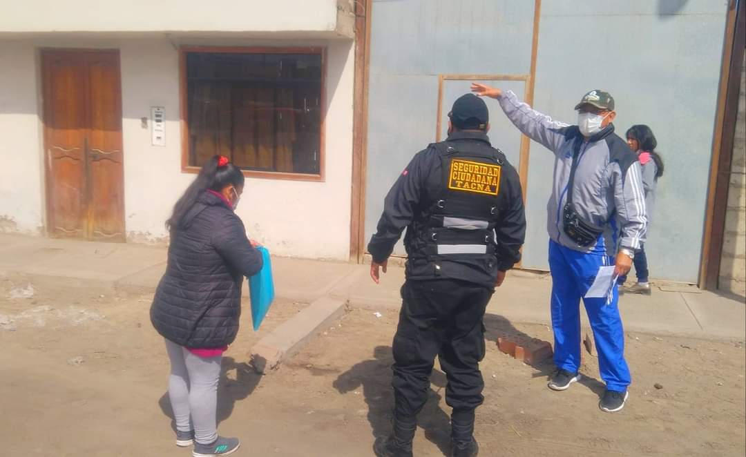 Tacna: Serenos intervienen a mal hijo acusado de agredir a su madre