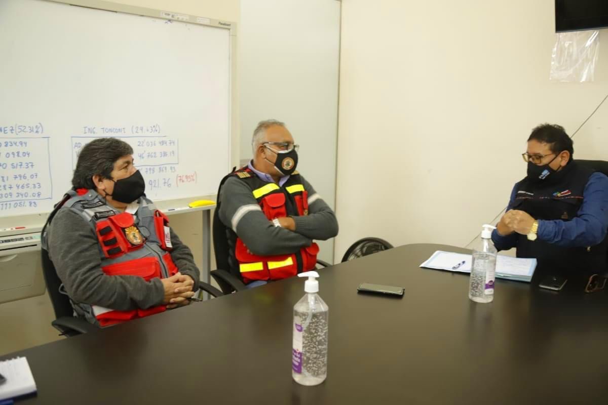 Gore Tacna garantiza la construcción de una nueva sede para la compañía de bomberos