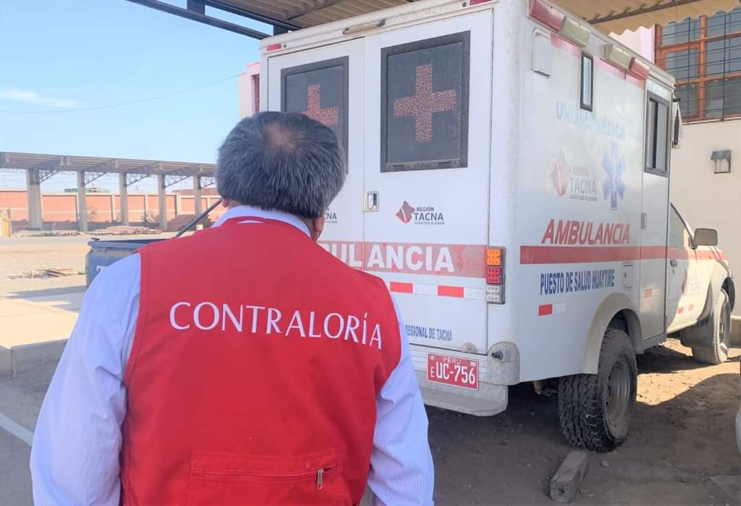 Tacna: Contraloría Advierten abandono de ambulancia del Puesto de Salud Huaytire