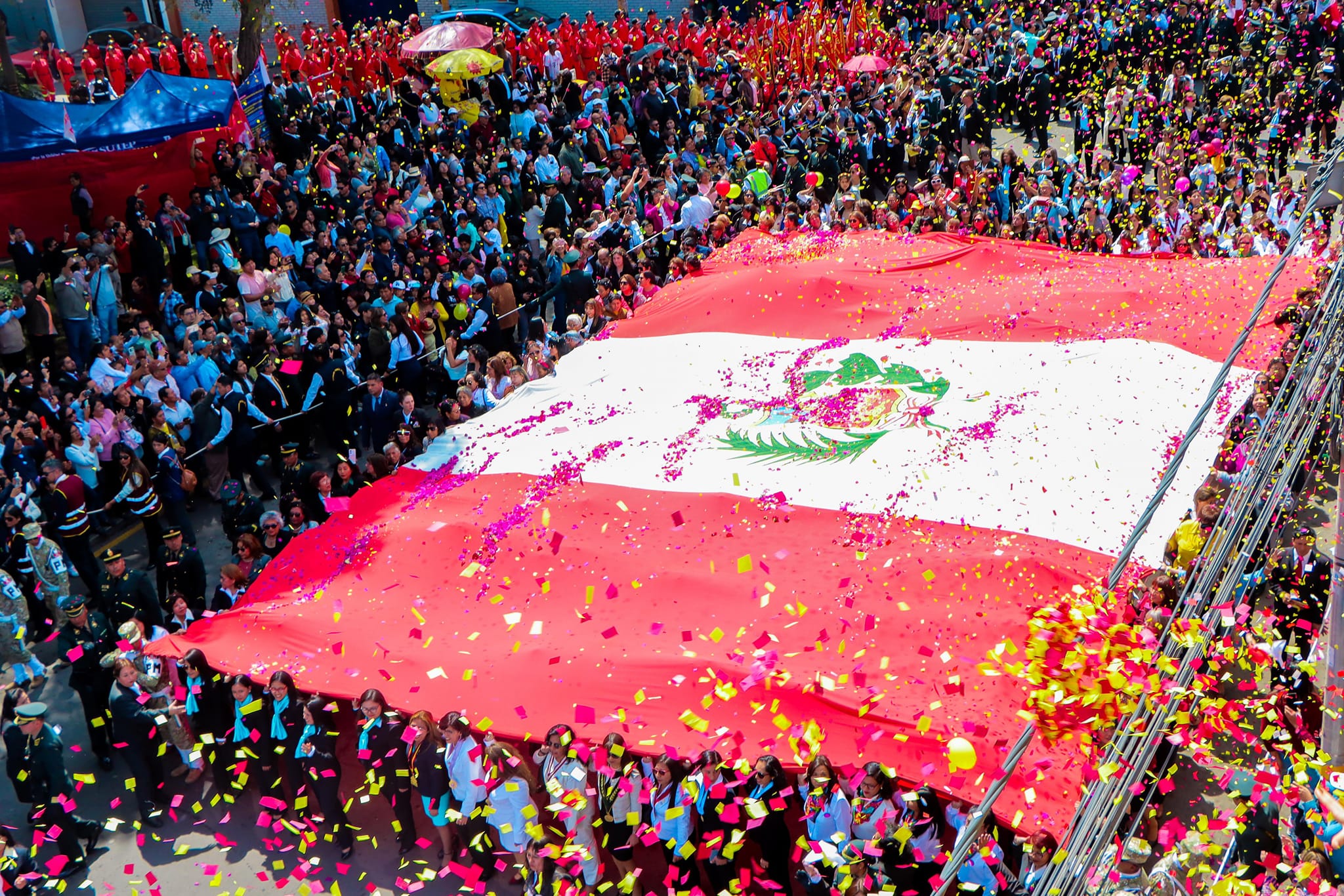 Tacna celebra la Procesión de la Bandera con fervor y tradición por el 95° aniversario de su reincorporación al Perú